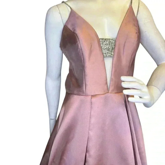 Pink By Alexia Designs Ball Gow Backless Ptom Dress Size 12. - Picture 5 of 15